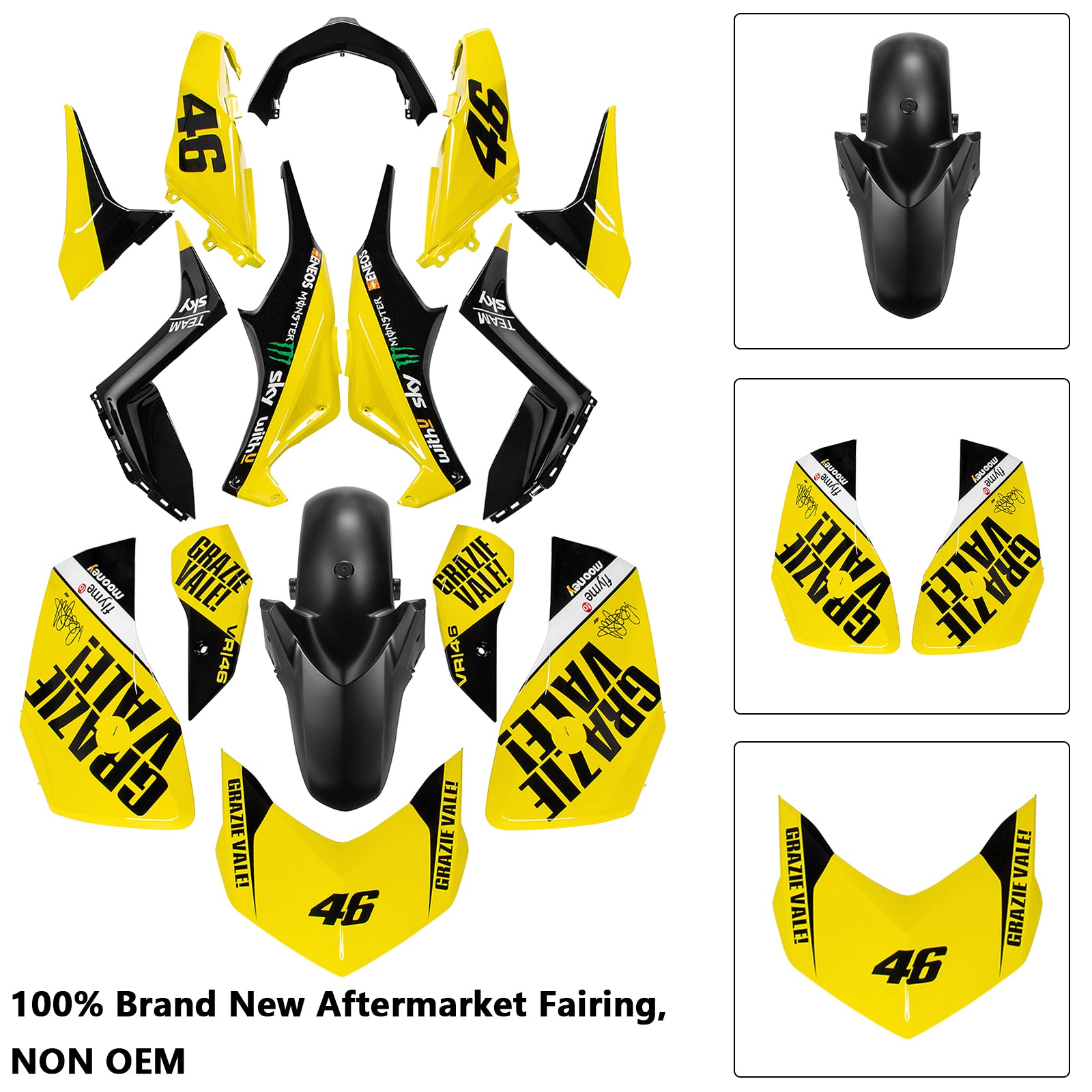 Amotopart 2023-2024 Yamaha X MAX 300 Fairing Kit