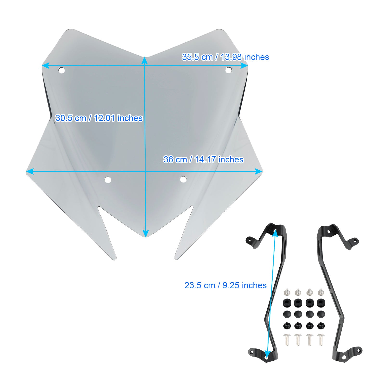 Windshield WindScreen fit for DUCATI MULTISTRADA V4/S/S SPORT 2021-2023