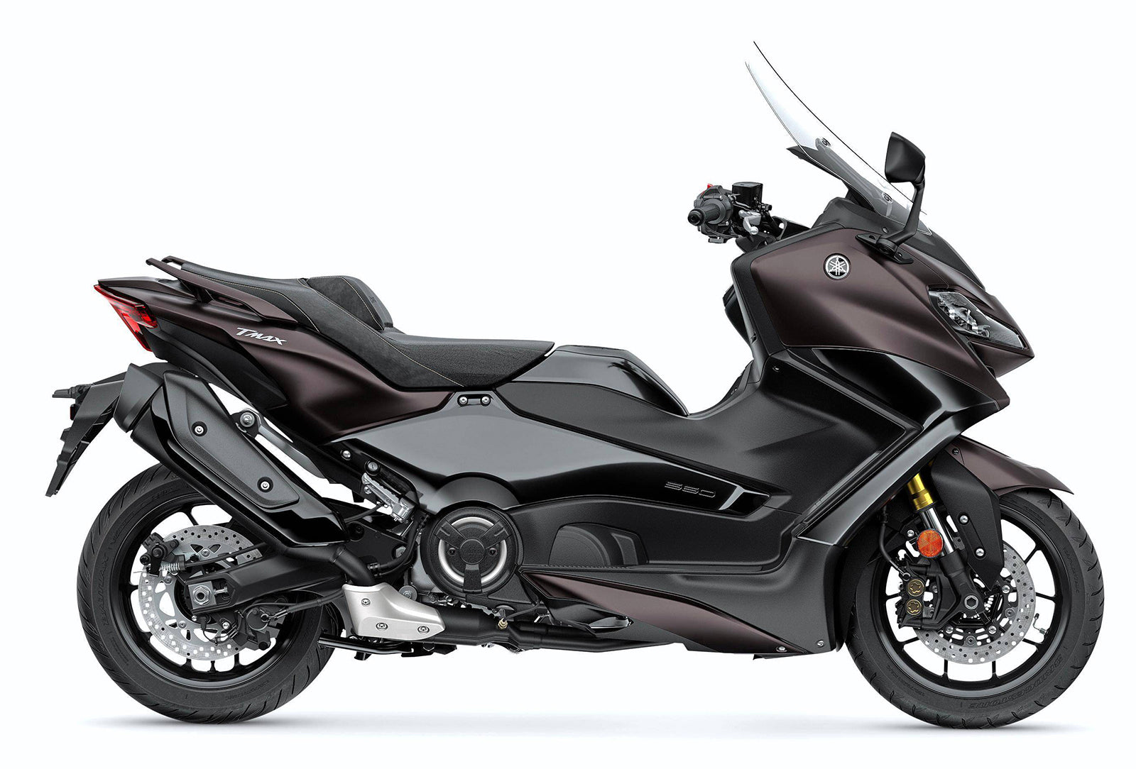 Amotopart 2022-2024 Yamaha TMAX560 Verkleidungssatz, Schwarz/Dunkelviolett