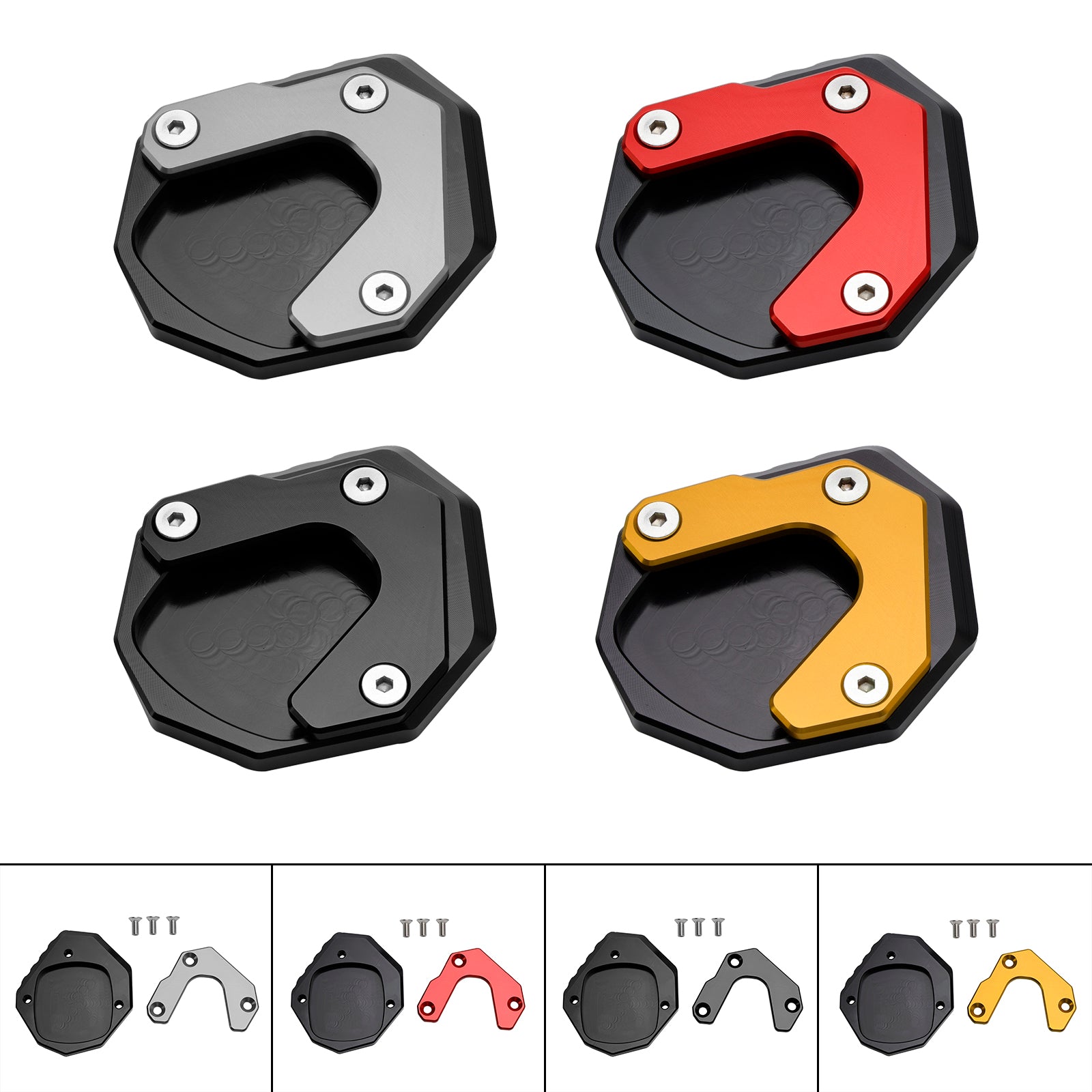 23-24 Honda XL 750 Transalp CB750 Hornet Béquille Agrandir Plaque Pad