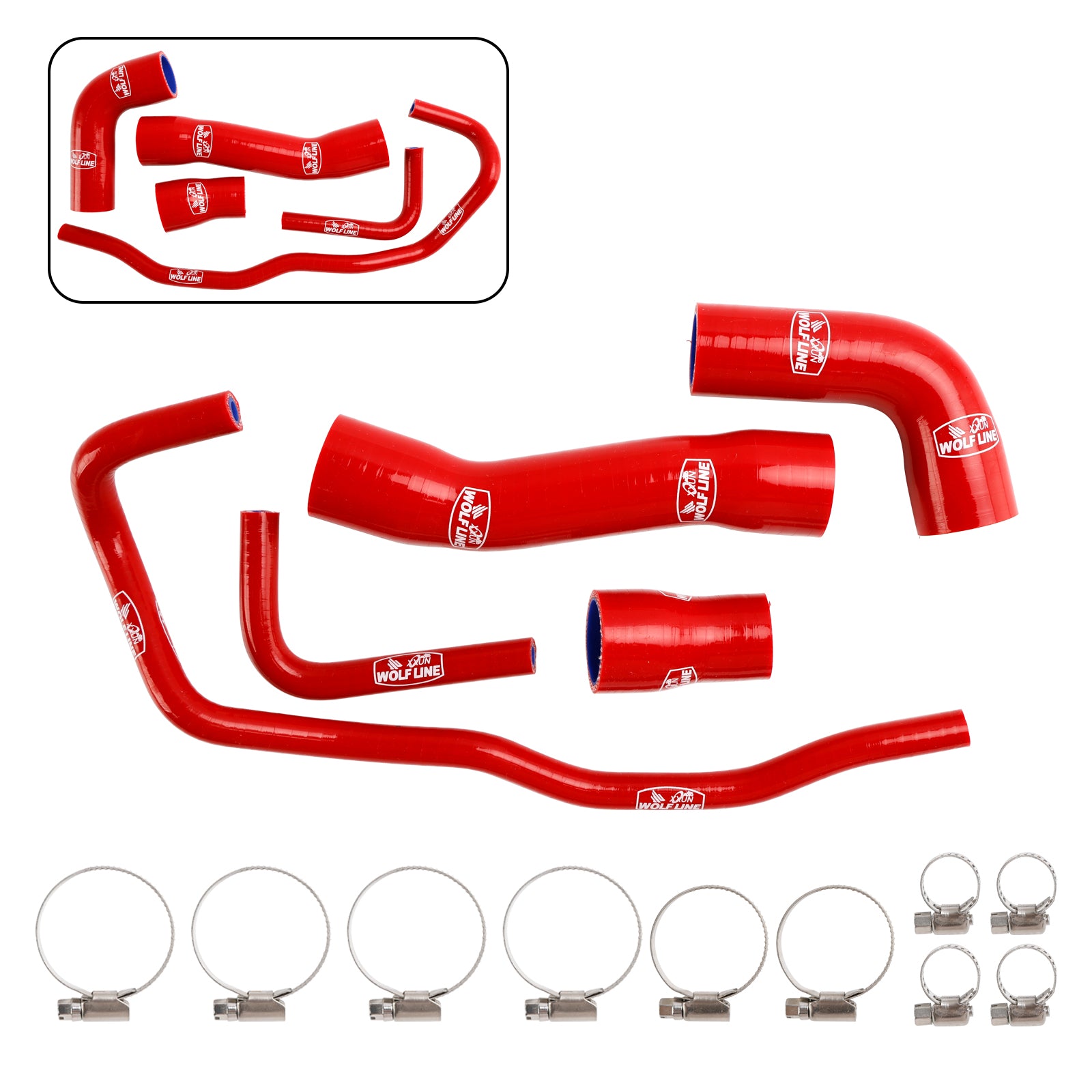 2019-2023 BMW S1000RR Silicone Radiator coolant Hose kit