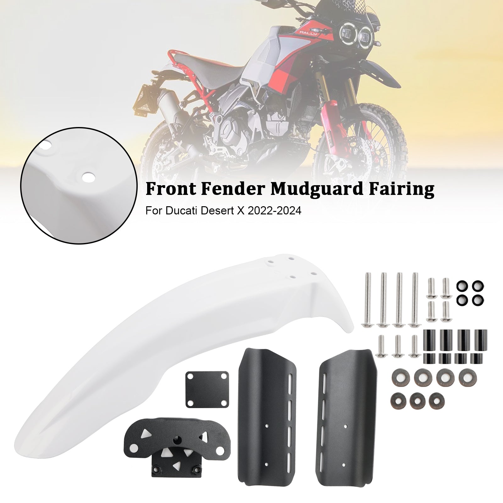 2022-2024 Ducati Desert X Front Fender Mudguard Fairing Cowl