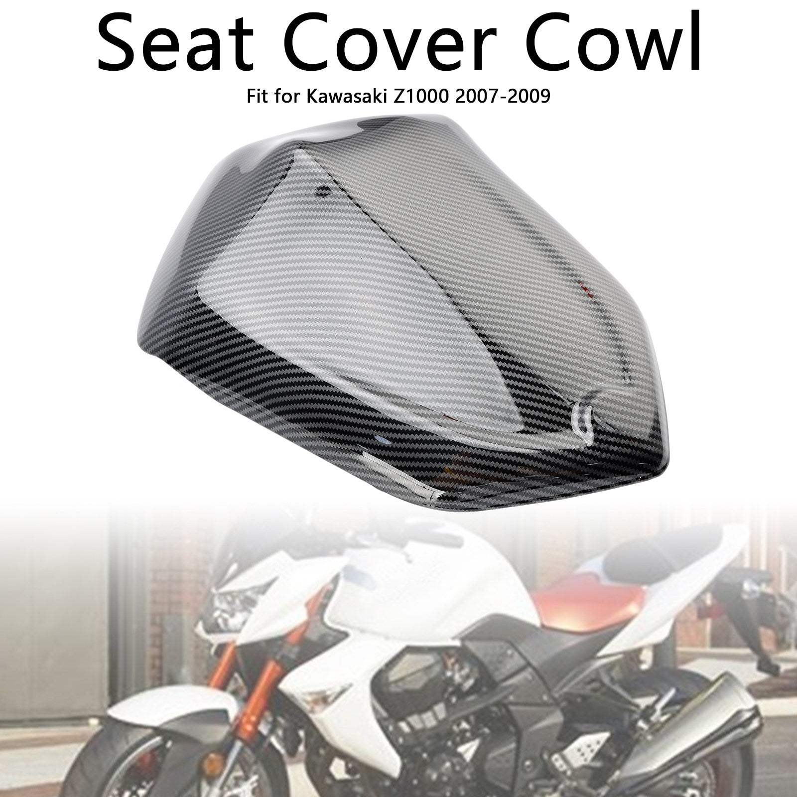 Cubierta de carenado para asiento trasero Kawasaki Z1000 07-09