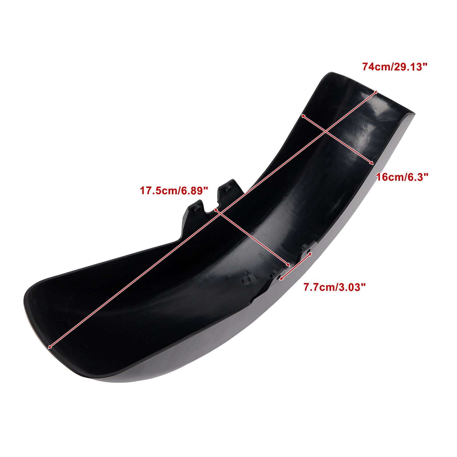 Garde-boue avant ABS noir Touring Electra Glide Road King 1989-2013