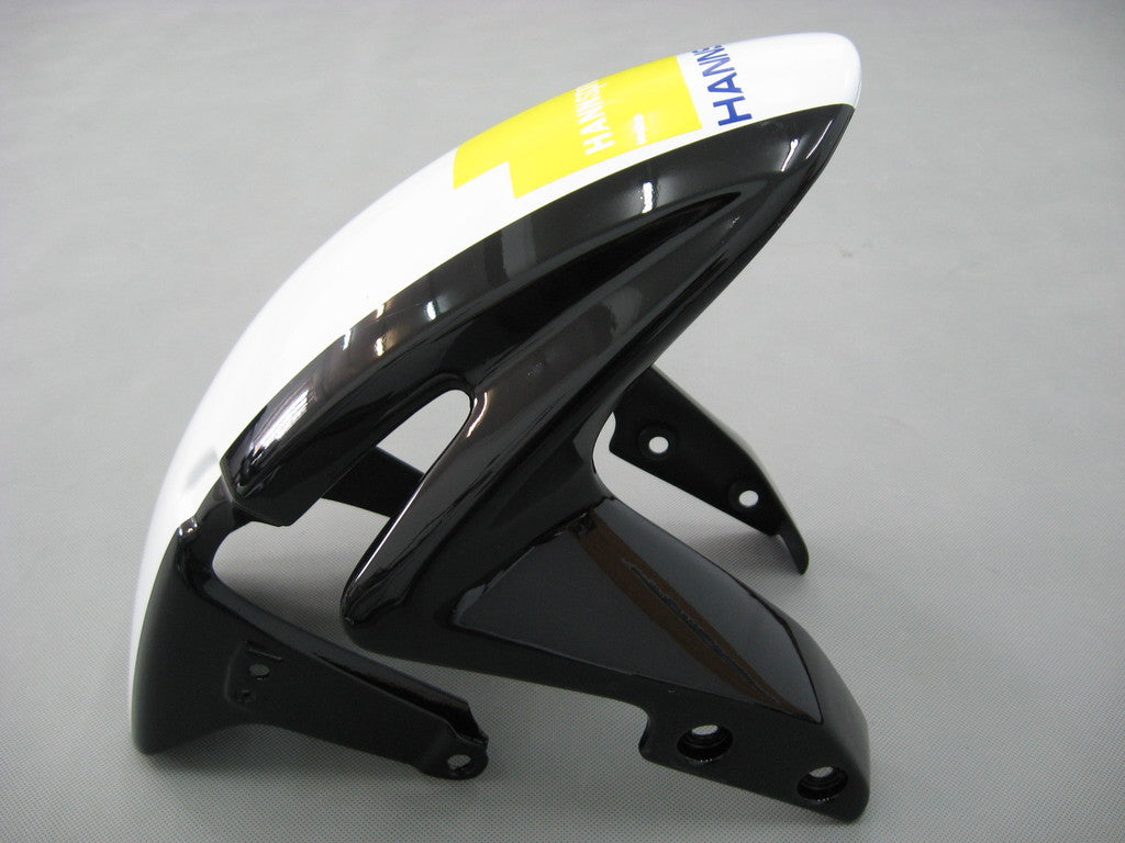 Amotopart 2007–2008 Honda CBR600RR Verkleidungsset in Weiß und Grün