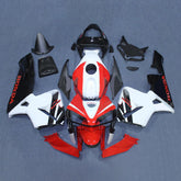 Amotopart 2005–2006 Honda CBR600RR Weiß Rot Schwarz Verkleidungsset