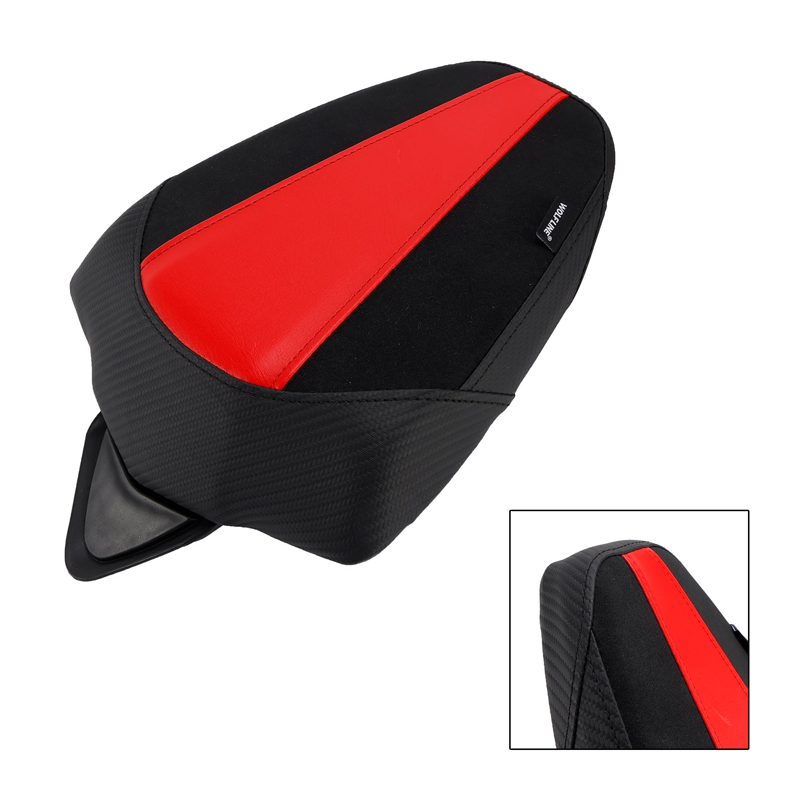 24-25 Black Aprilia RS457 RS 457 Rear Passenger Seat Cushion Pillion Flat