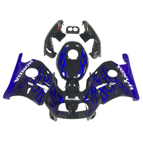 Amotopart 1990-1998 Kit carena Honda CBR250RR MC22 nero blu