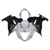 Amotopart 2008-2013 GSX650F Katana Suzuki Kit de carenado blanco y negro