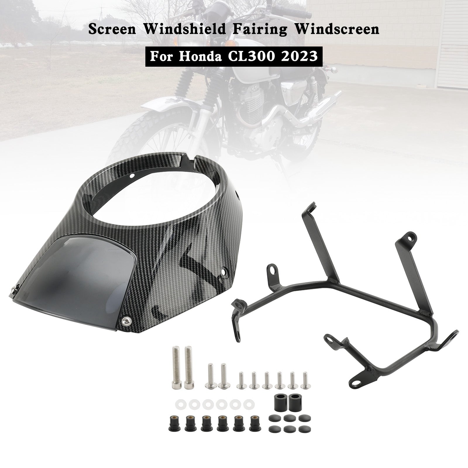 Headlight Windshield Fairing Windscreen For Honda CL300 2023