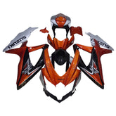 Amotopart 2008-2010 K8 GSXR 600/750 Suzuki Orange&White Fairing Kit