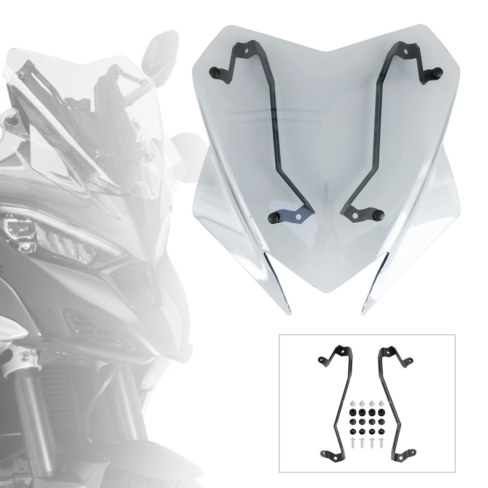 Windshield WindScreen fit for DUCATI MULTISTRADA V4/S/S SPORT 2021-2023