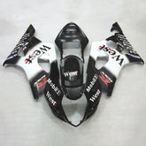 Amotopart 2003-2004 K3 Suzuki GSXR1000 Kit carena bianco e nero