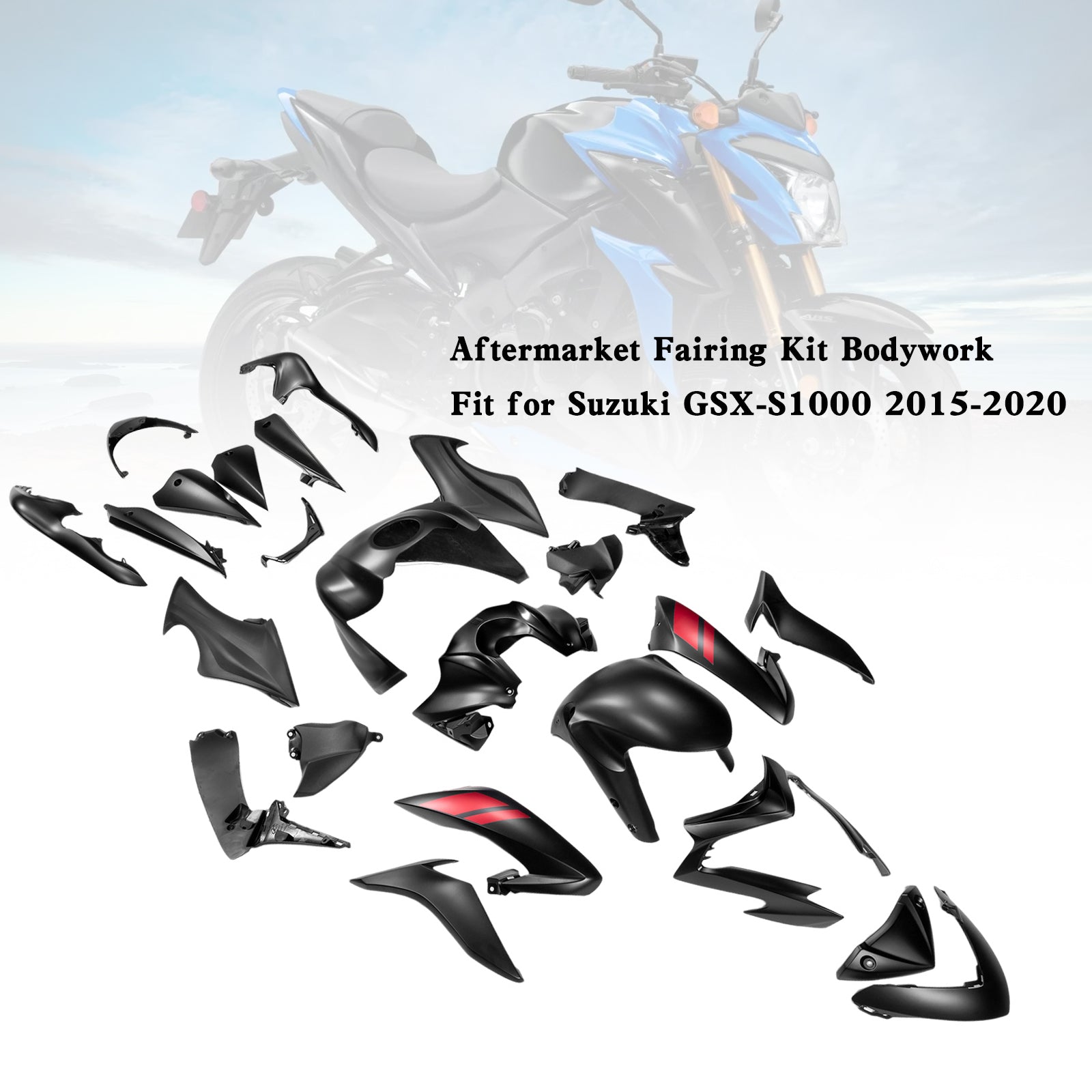 Amotopart (2015-2020) Suzuki GSX-S 1000 Fairing Kit Colletion 1