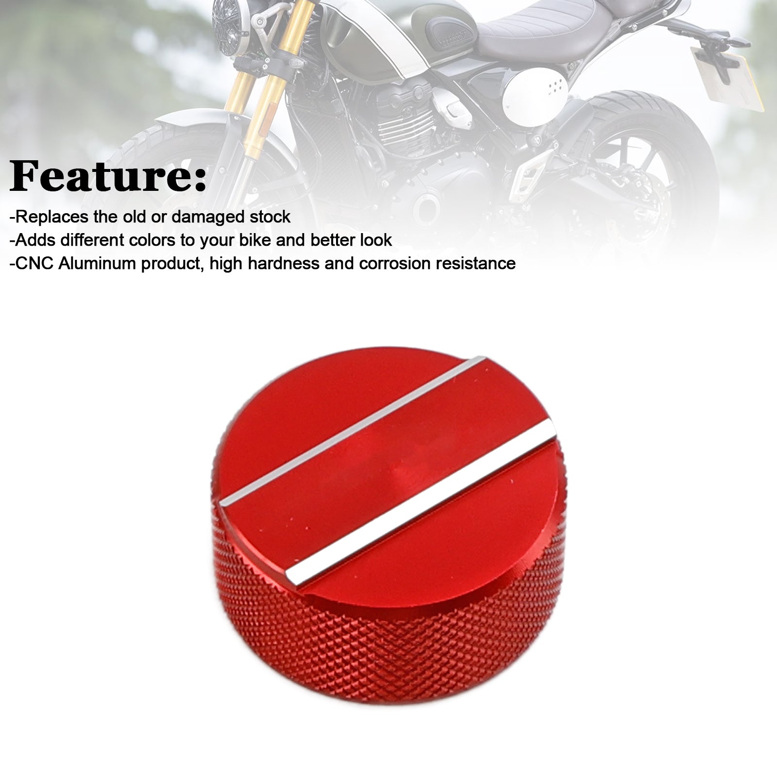 23-25 Scrambler 400X Radiator Cover coolant Cap Lid