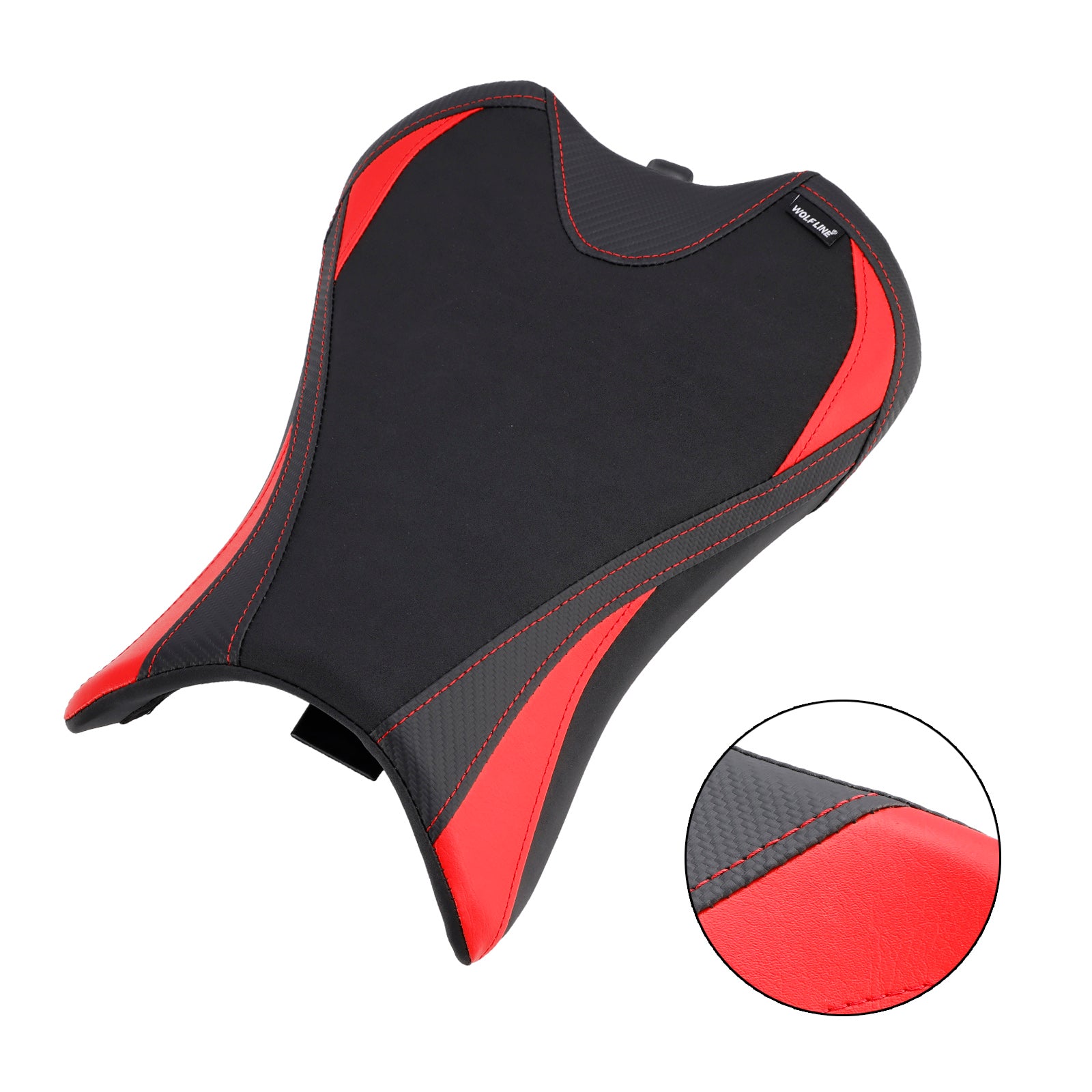 19-22 Street Triple 765/S/R Front Driver Raider Seat Pillle Black