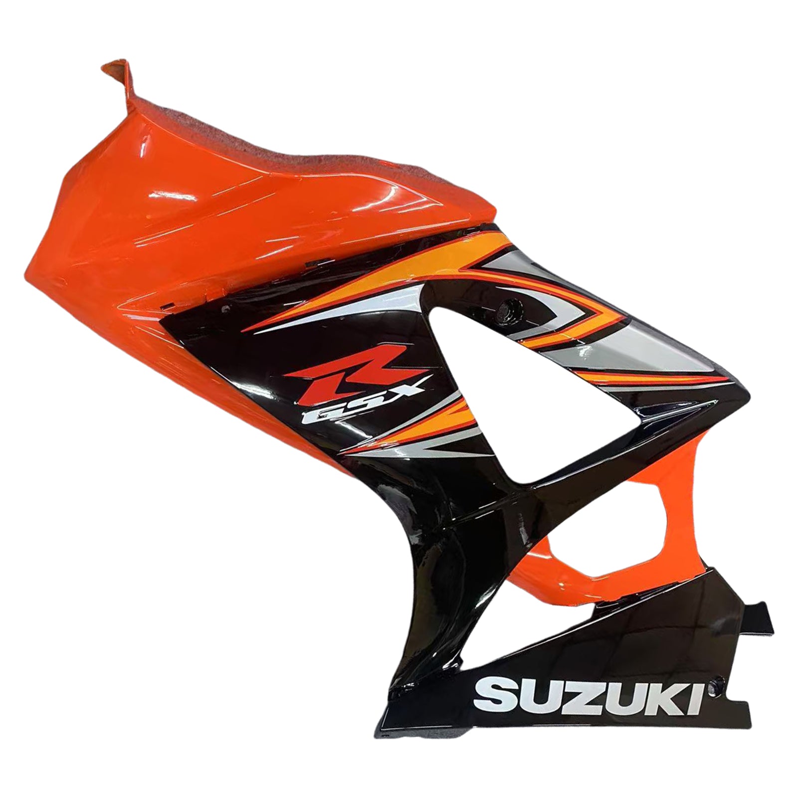 Amotopart 2007-2008 Suzuki GSXR1000 Black Orange Fairing Kit