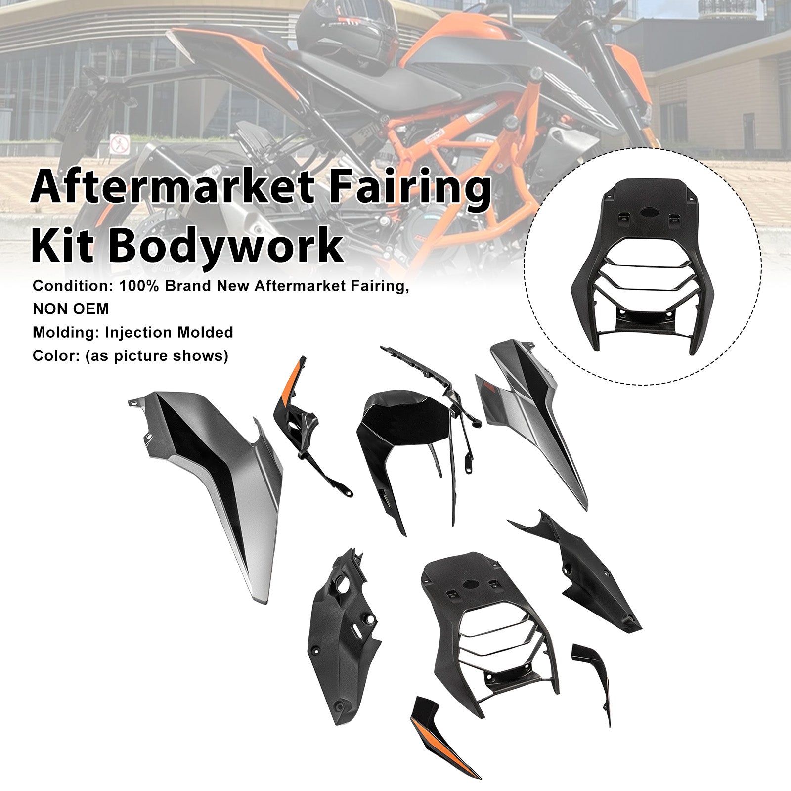 Amotopart 2017-2023 Duke 390 Fairing Kit