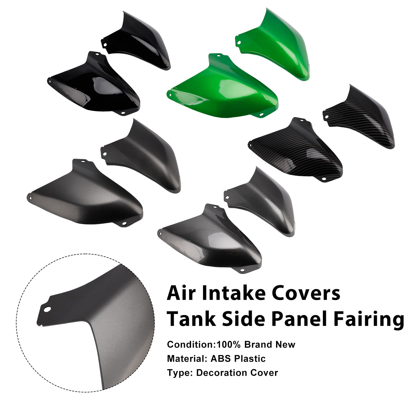 2025-2026 Kawasaki Z900 Air Intake Covers Tank Side Panel Fairing
