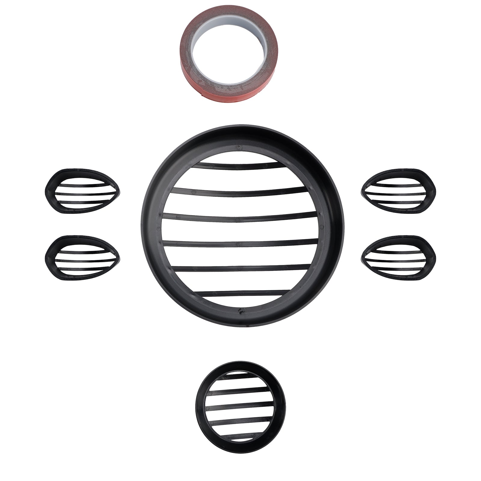 Yamaha PG-1 2023-2024 Headlight de garde de couvercle de couverture de couverture de couverture noir kit