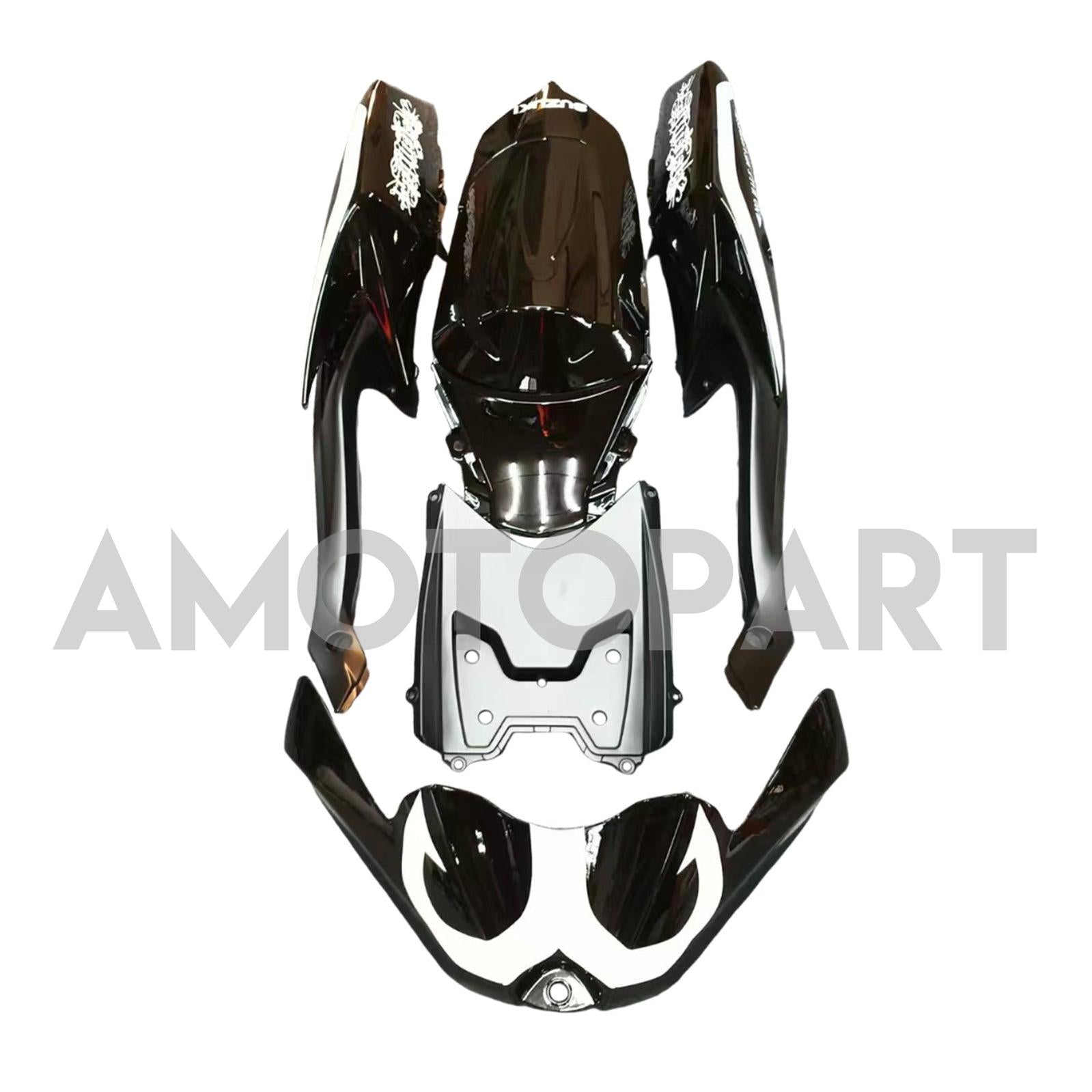 Amotopart 2008-2009 Suzuki GSXR 600/750 Black Fairing Kit