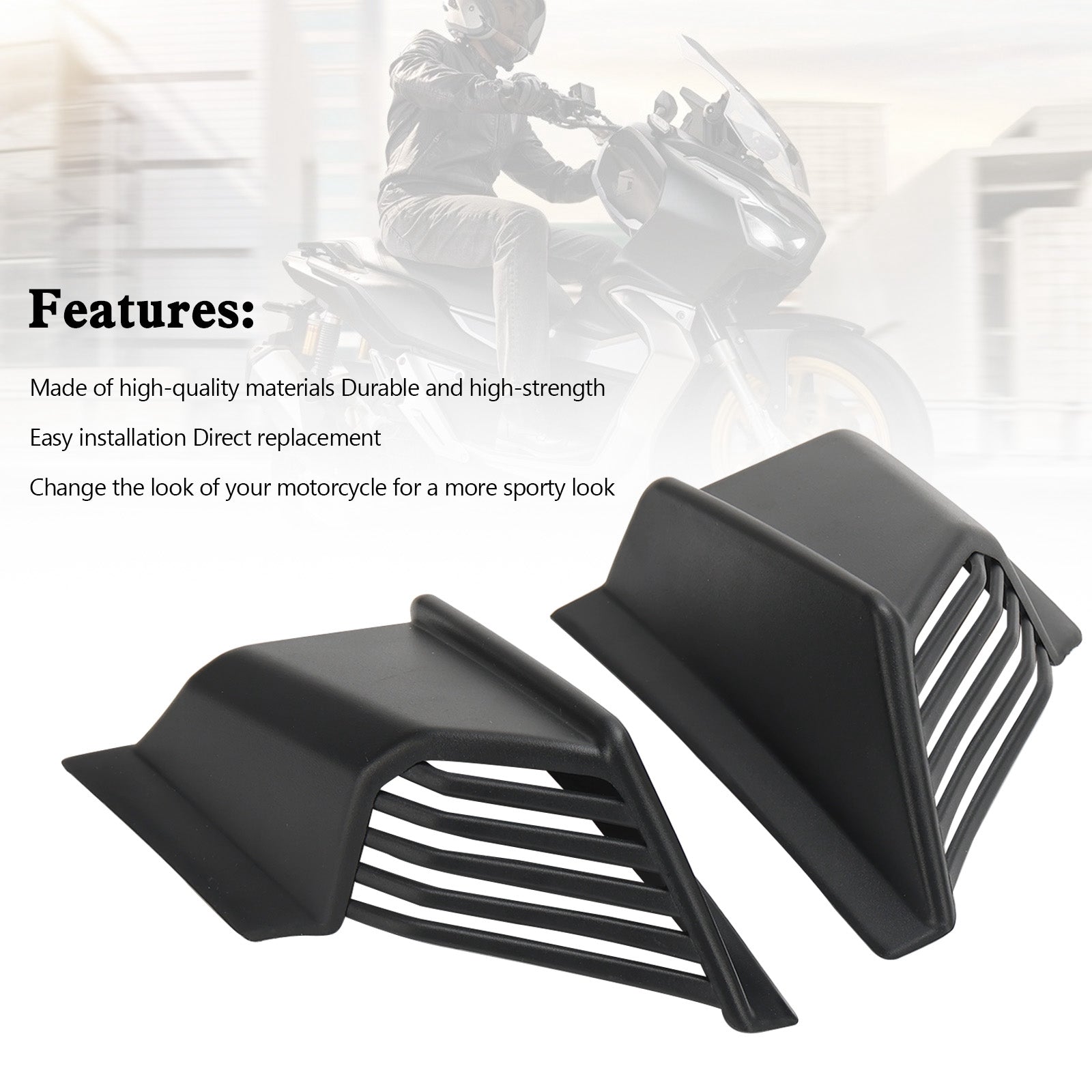 Body Winglet Side Deflector Air Wing Spoiler for HONDA ADV-150 2019-2022