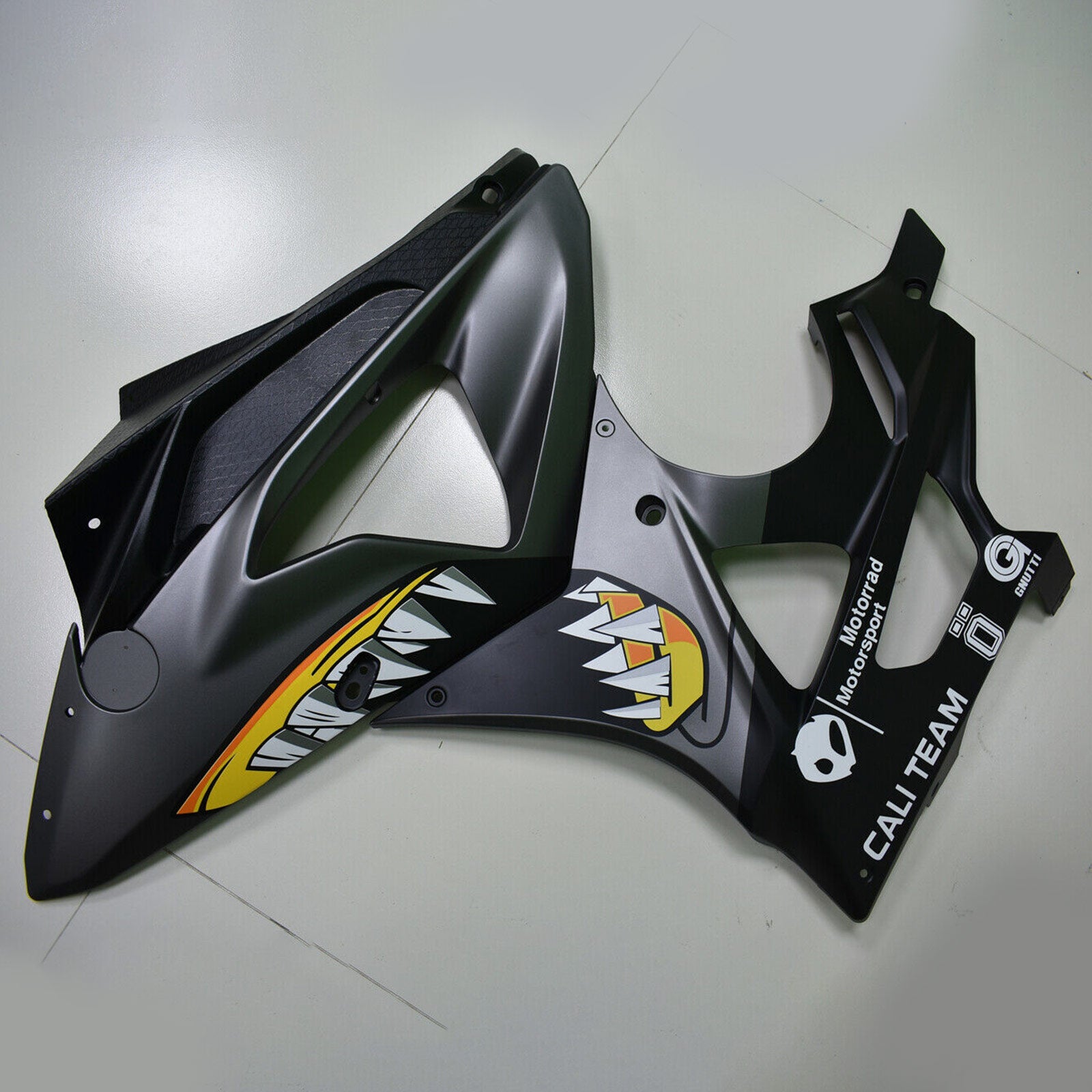 Amotopart 2009-2014 BMW S1000RR Black with Shark Teeth Fairing Kit