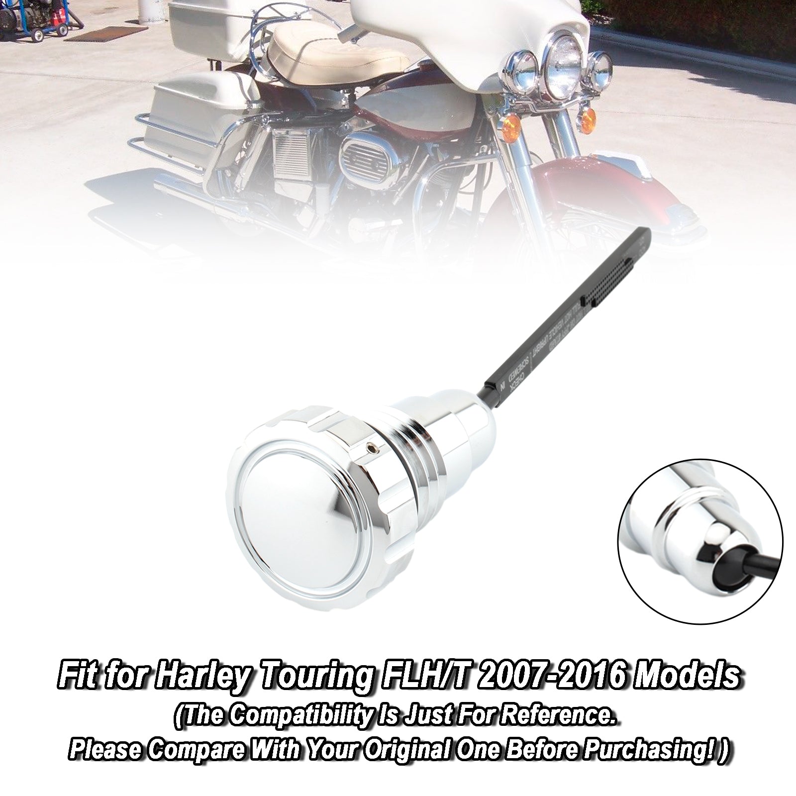 07-16 Harley Touring FLH/T Modelle Ölmessstab Tankdeckel Stecker