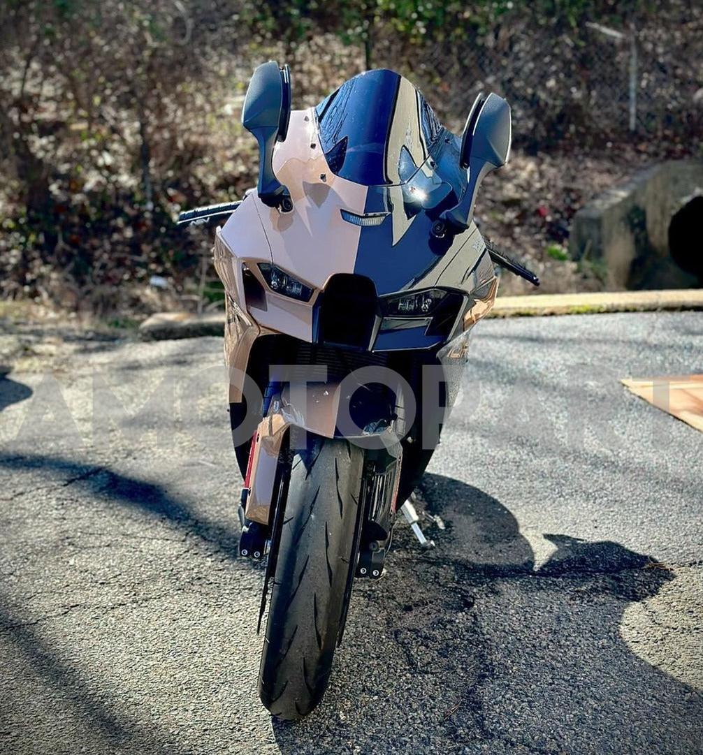 Amotopart 2021-2025 Kawasaki ZX10R ZX10RR Black Style4 Fairing Kit