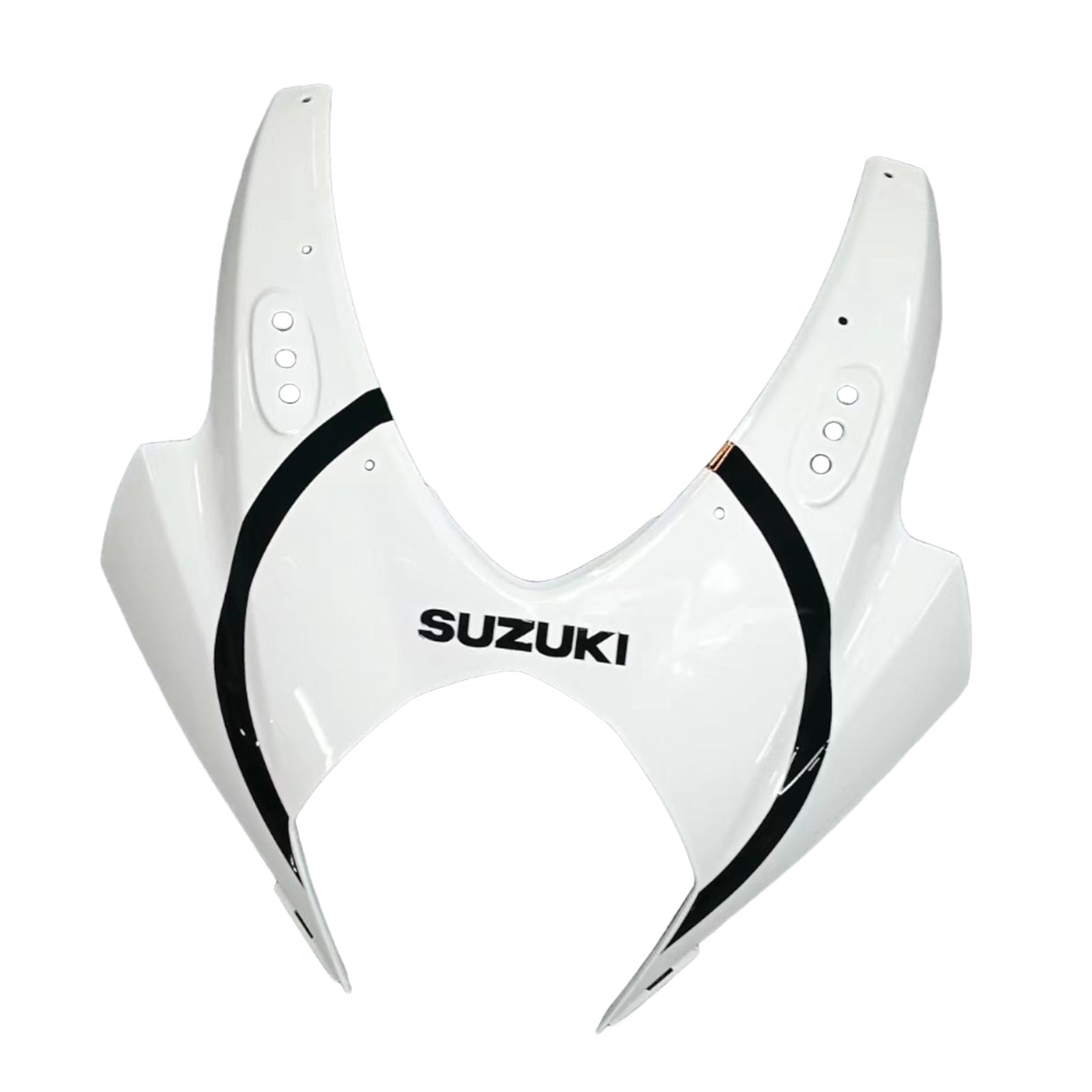 Amotopart 2007-2008 Suzuki GSXR1000 White Black Fairing Kit