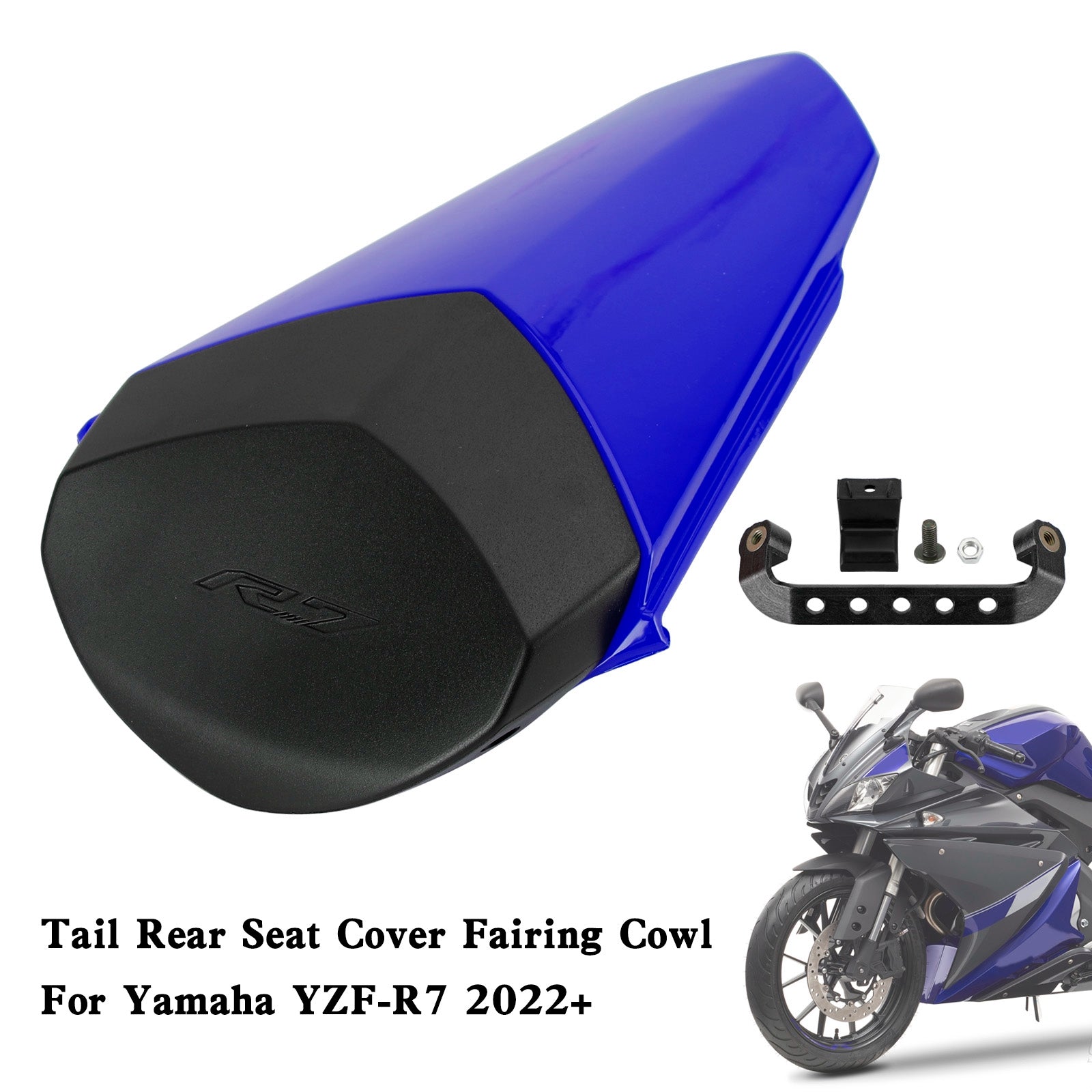 22-23 YAMAHA YZF R7 Tail Rear Seat Cover Fairing Cowl