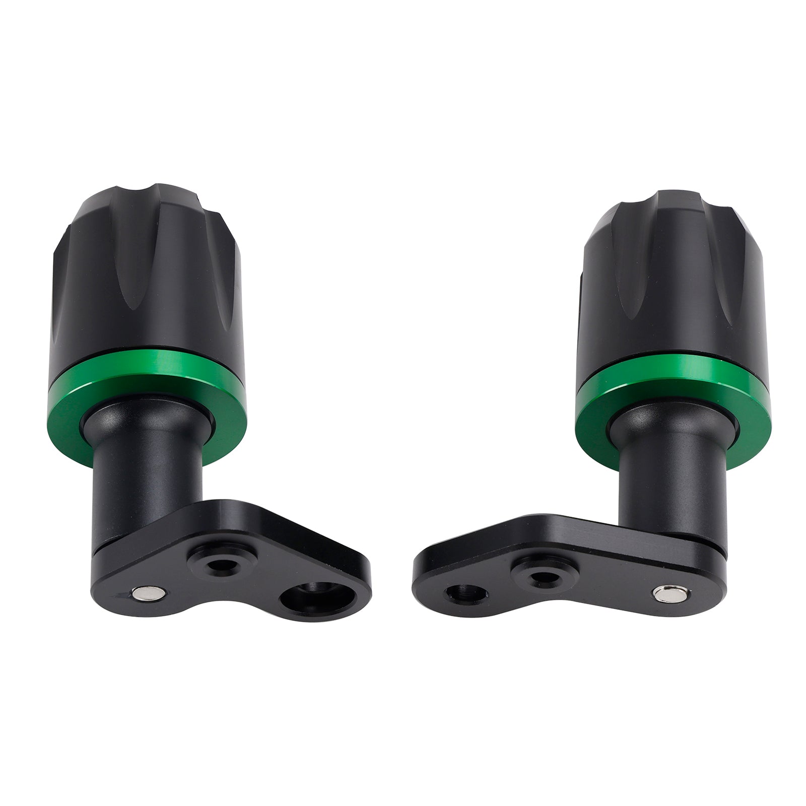 2024-2025 Kawasaki Zx-6R Zx 6R Cnc Anti-Crash Frame Sliders Protector Green