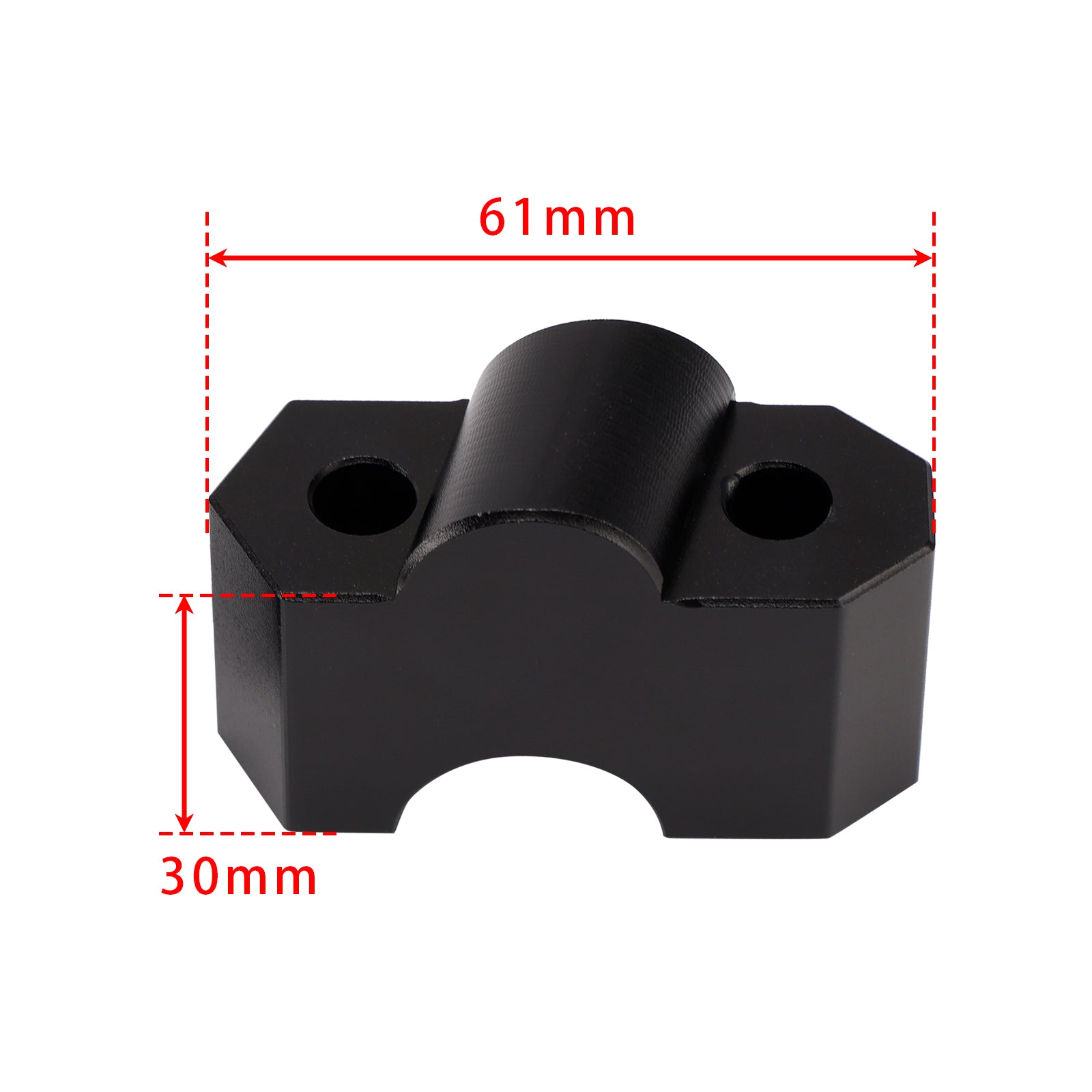 2003 - 2013 KAWASAKI Z750 Z750R Z750S Z1000 Black Handlebar risers 20mm Up