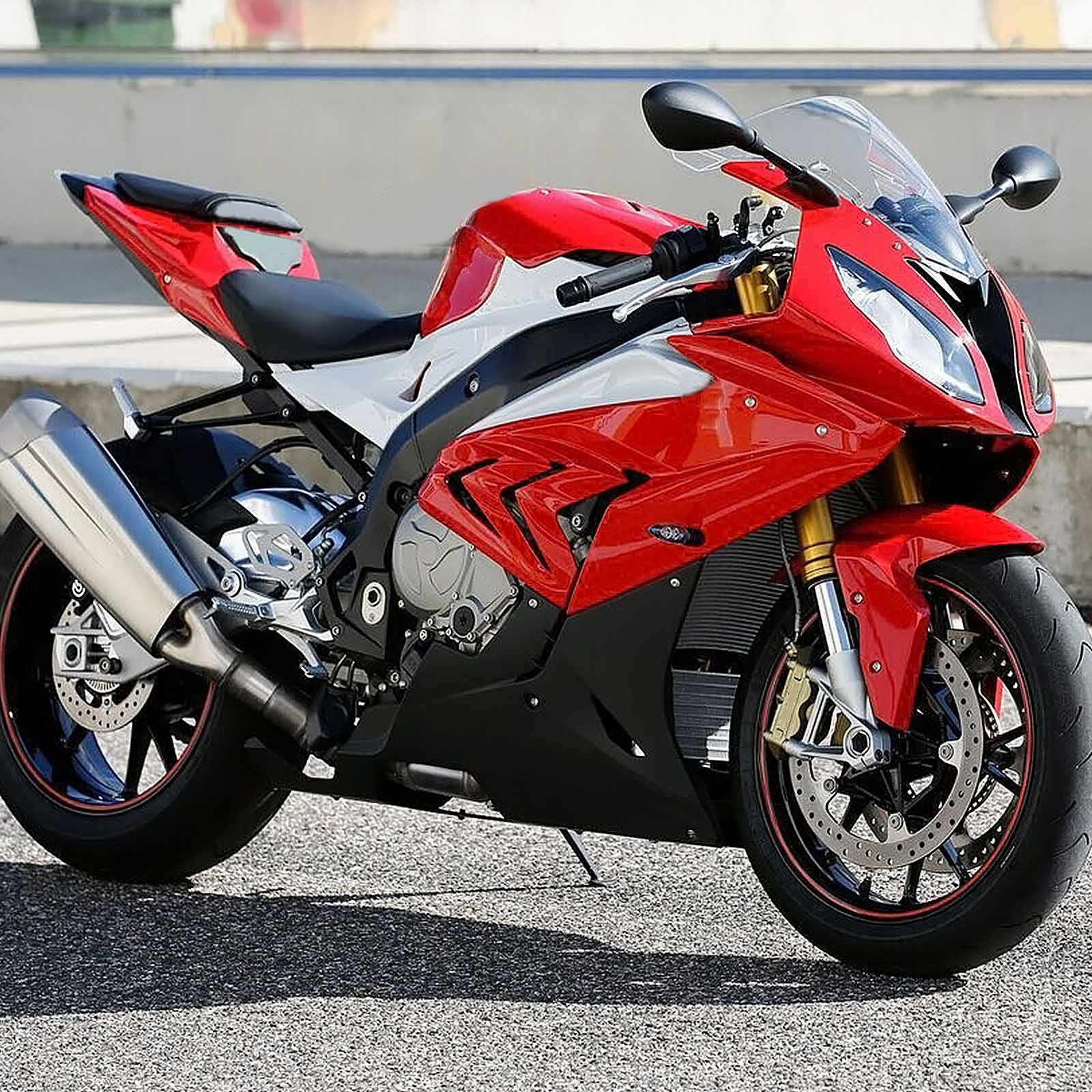 Amotopart 2015-2016 BMW S1000RR White&Red Fairing Kit