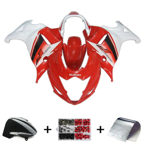 Amotopart 2008-2013 GSX650F Katana Suzuki Kit carena bianco e rosso