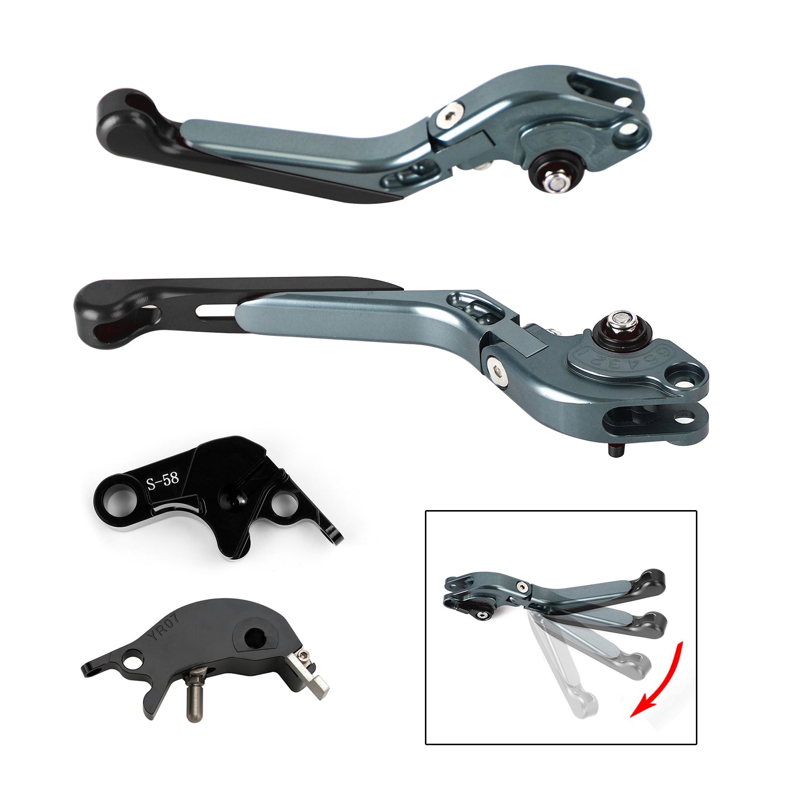 22-23 YAMAHA YZF R7 MT-10/SP FZ-10/SP Adjustable Clutch Brake Lever