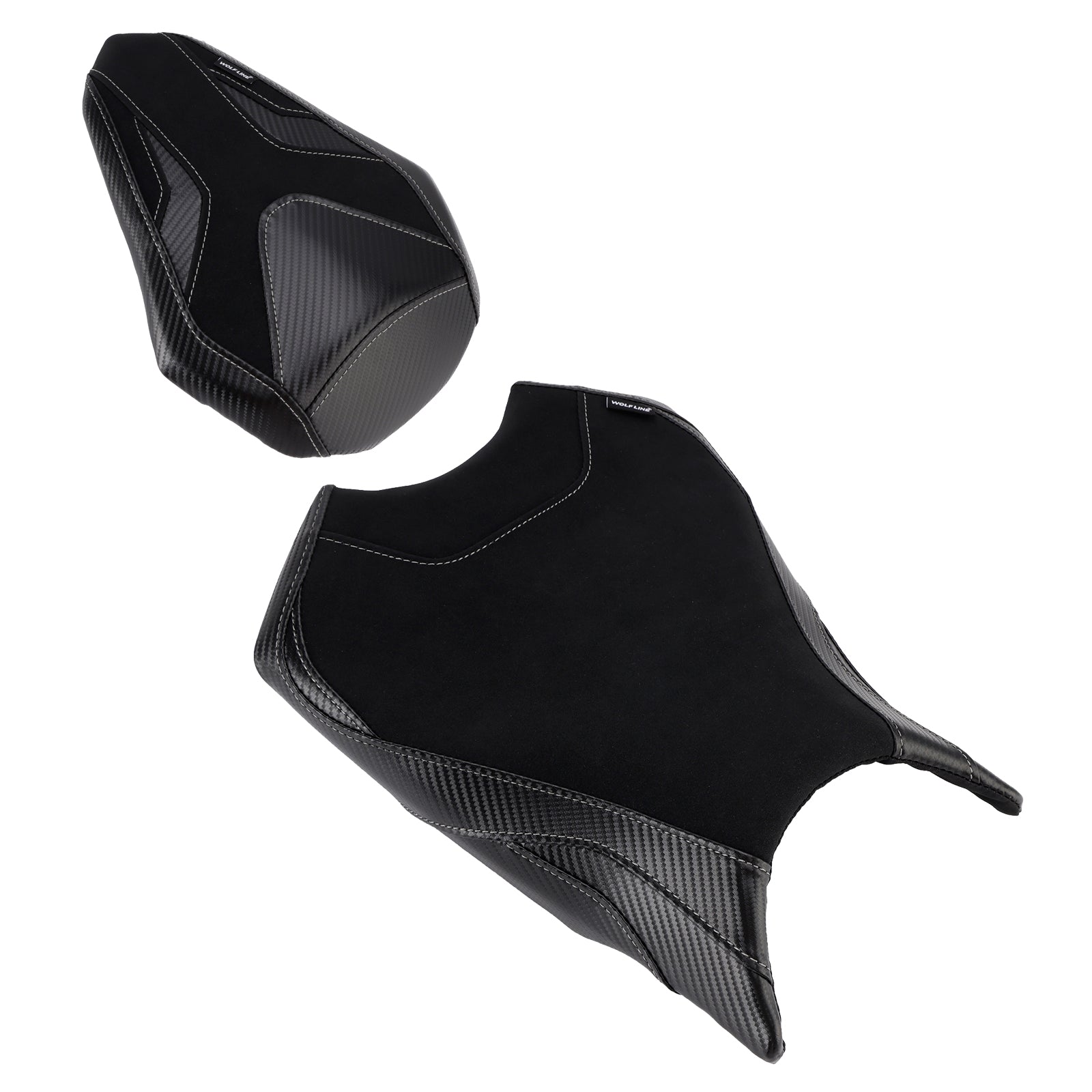 2017-2024 Honda Cbr250Rr Front&Rear Raider Passenger Cushion Kit Black