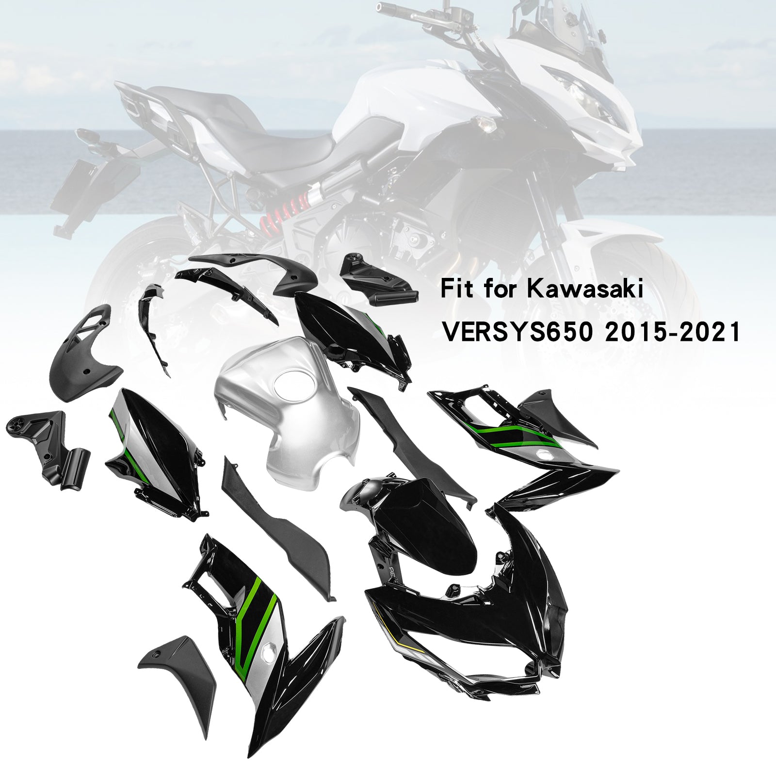 Amotopart Kawasaki VERSYS650 2015-2021 Fairing Kit