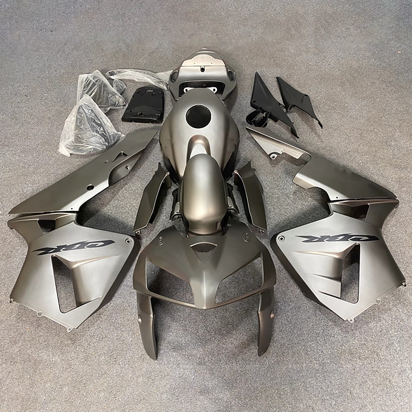 Amotopart 2005-2006 Honda CBR600RR Silver Fairing Kit