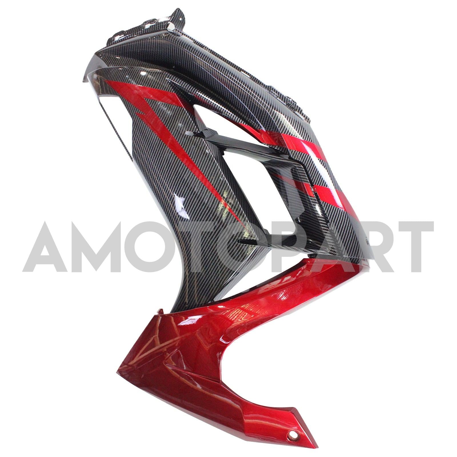 Amotopart 2012-2016 Kawasaki ER6F Ninja650 Carbon Fiber Red&Black Fairing Kit