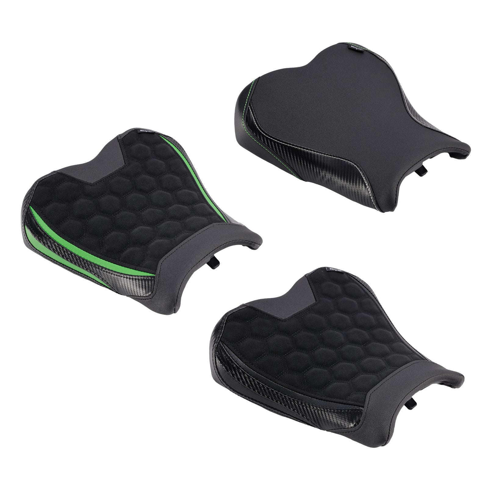 2023 Kawasaki Ninja Zx-4R Zx-4Rr  Front Driver Seat Raider Cushion Green