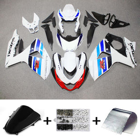 Amotopart 2009-2016 K9 GSXR1000 Suzuki Blue&Red Fairing Kit