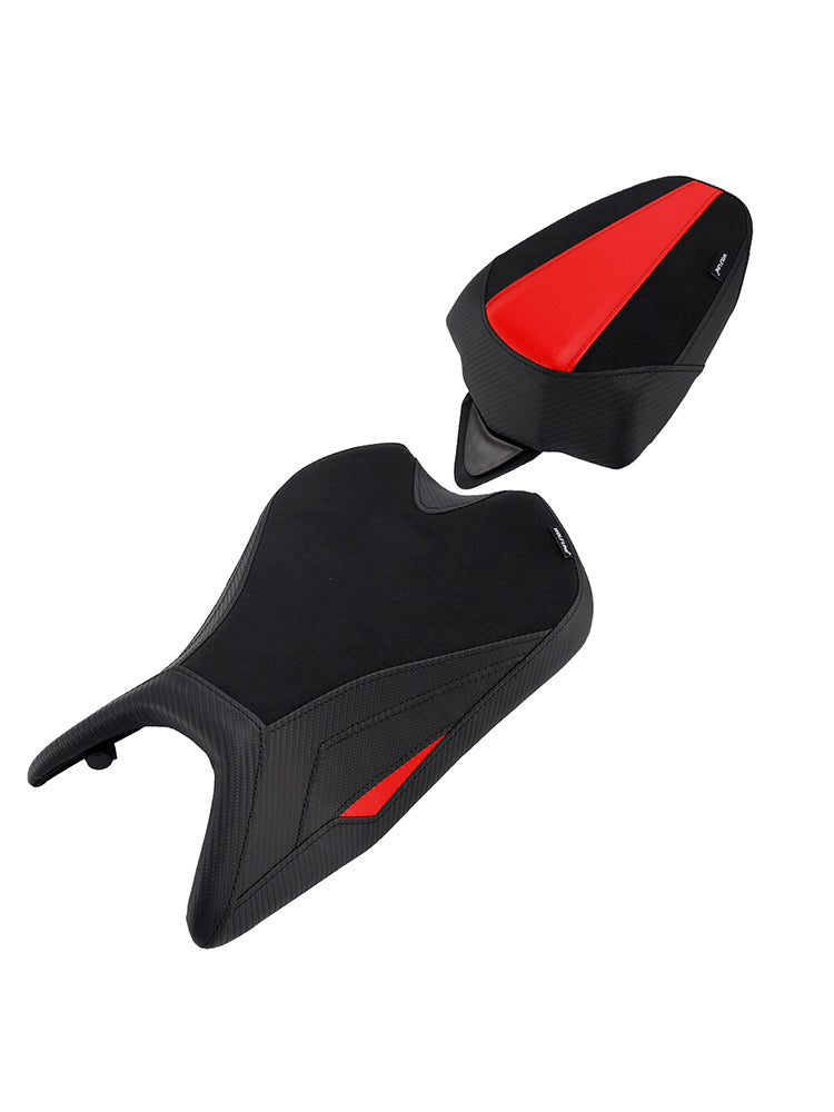 2024-2025 Aprilia Rs457 Rs 457 Front&REar Raider Beifahrer-Kissen-Set Schwarz