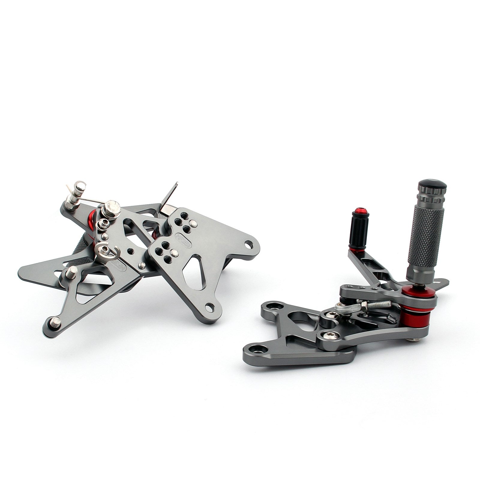 2005-2006 Kawasaki ZX 636 Gray Rearset Rear set Foot pegs