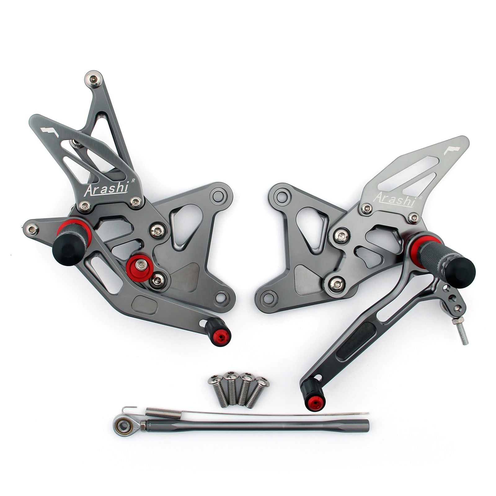 2005-2006 Kawasaki ZX 636 Gray Rearset Rear set Foot pegs
