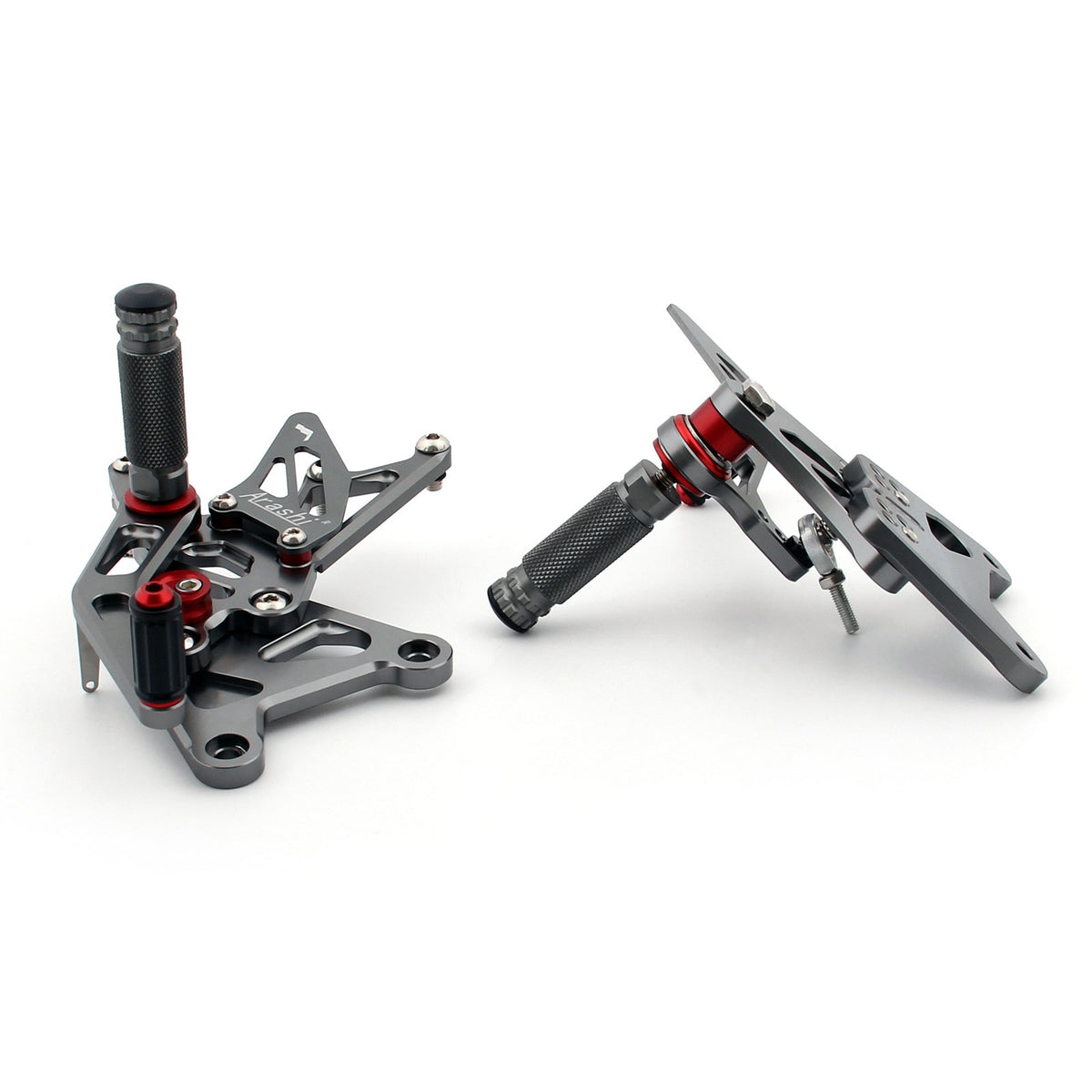 2005-2006 Kawasaki ZX 636 Gray Rearset Rear set Foot pegs