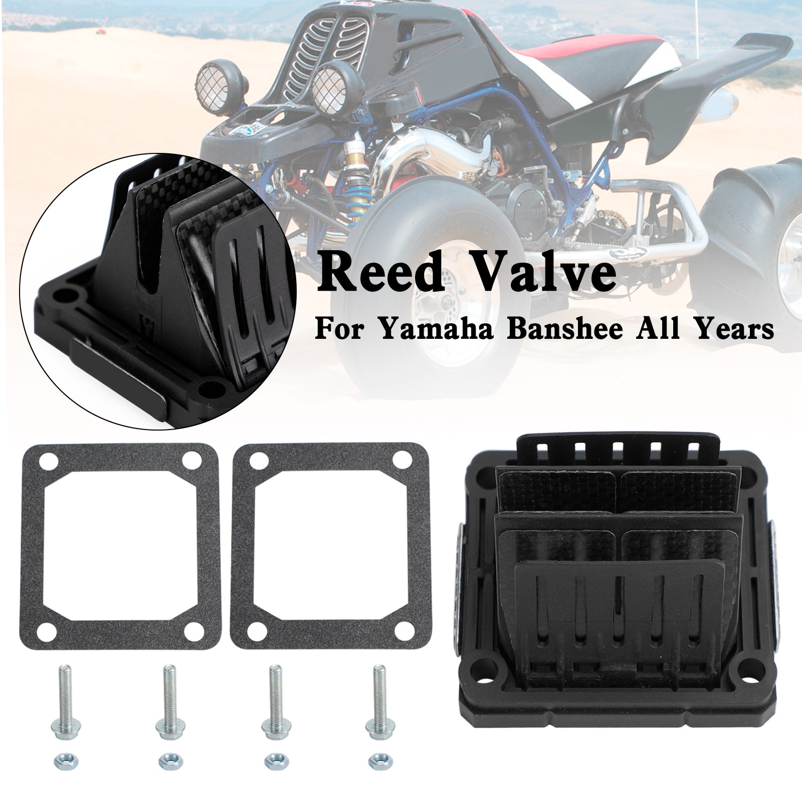 Alla år Yamaha YFZ 350 Banshee V4144-2 Reed Ventil System
