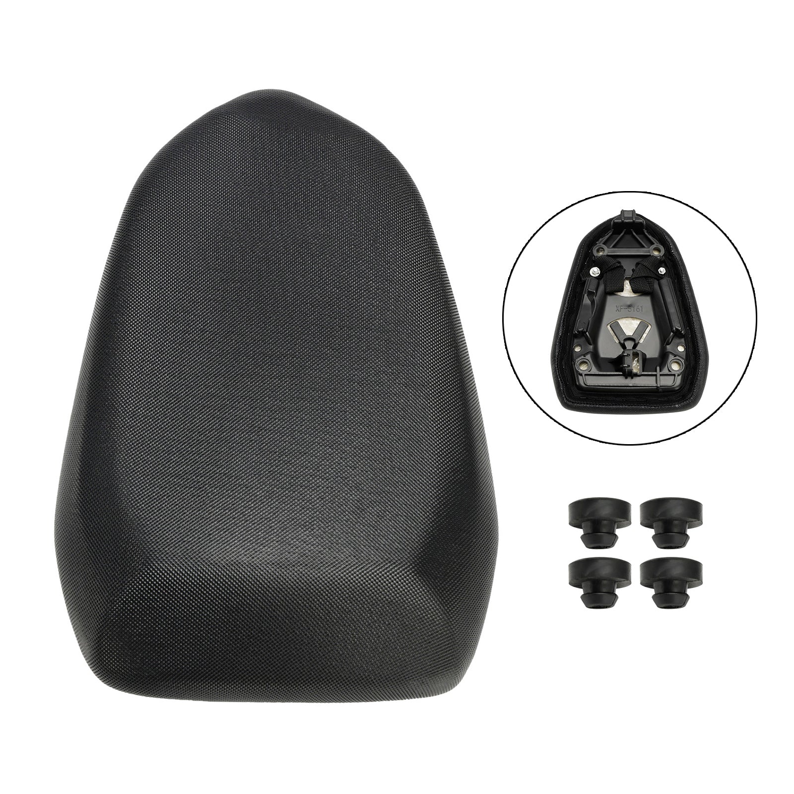 09-24 Bmw S1000Rr S1000 R Black Rear Passenger Seat Cushion