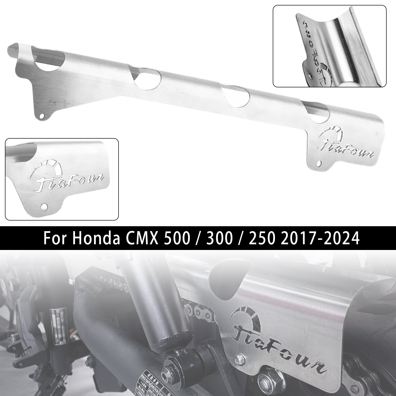 17-24 Honda Rebel  CL 250 300 500 CM CMX Chain Guard Cover Protector