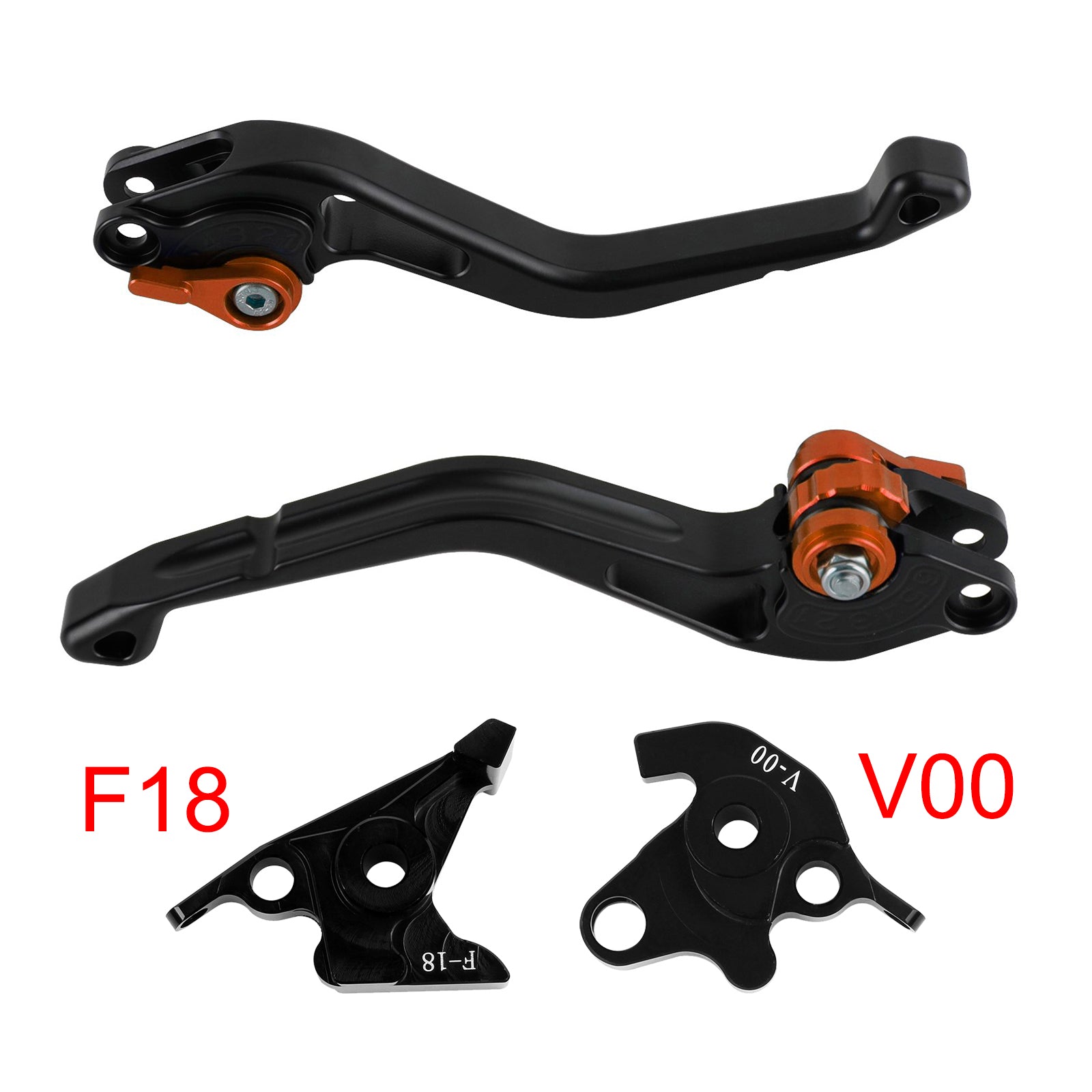Honda VFR750 VFR800/F VTR1000F Orange NEW Short Clutch Brake Lever
